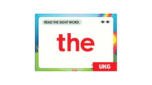 Reading of Sight Words