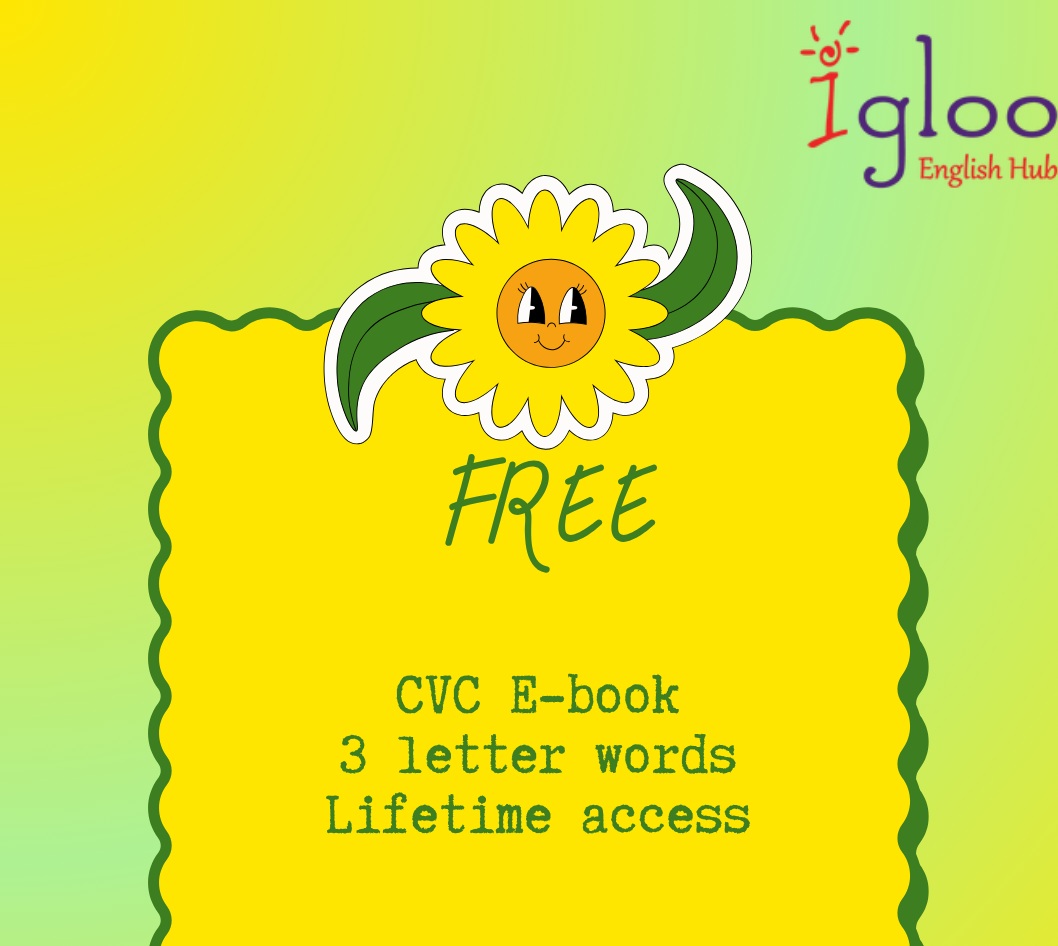 My First 3 letter words - Free Book (Lifetime Access)